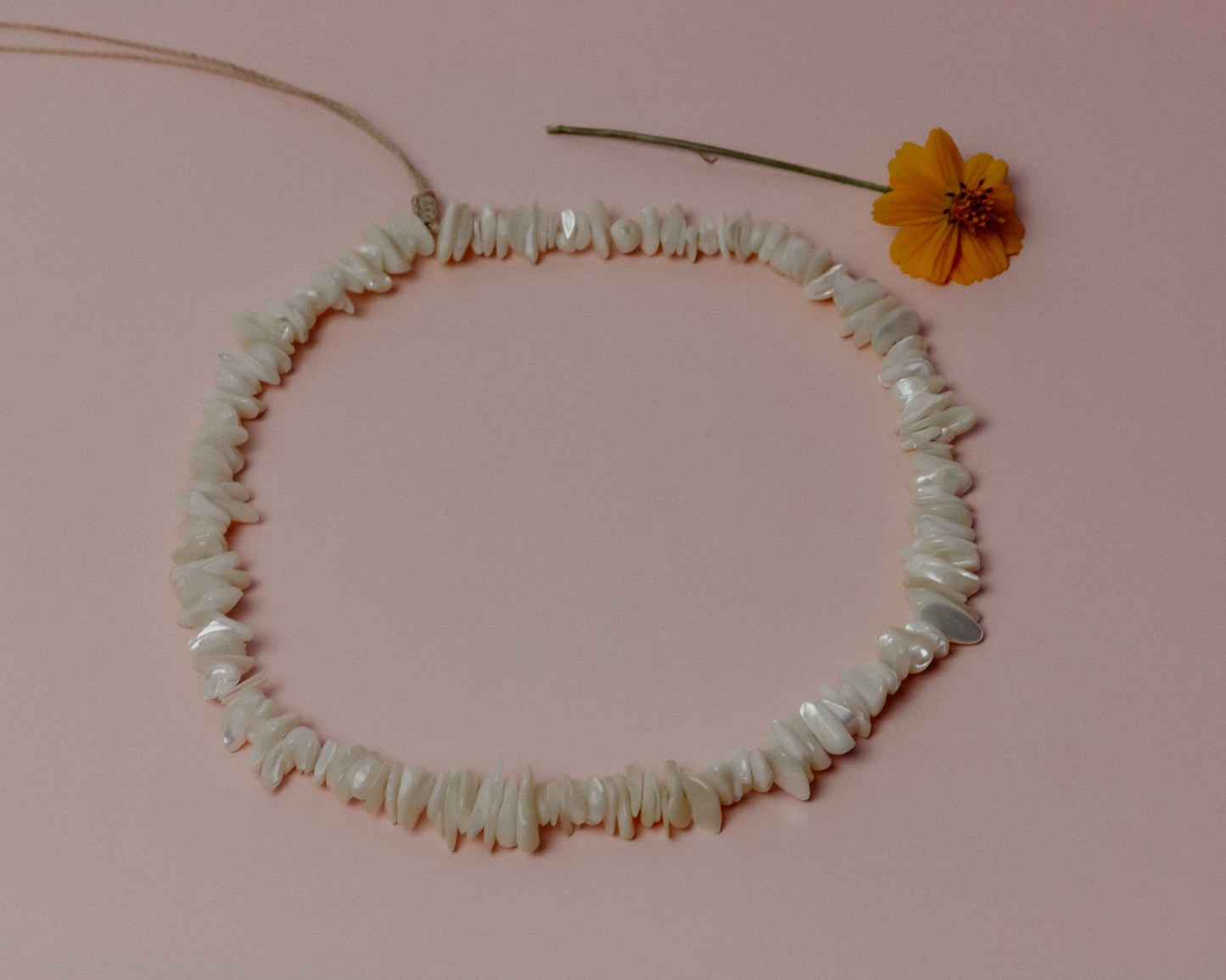 Moon Shell • Perlmutt Splitterkette