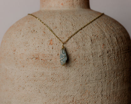 SOULMATE • Aquamarin Edelstein Halskette